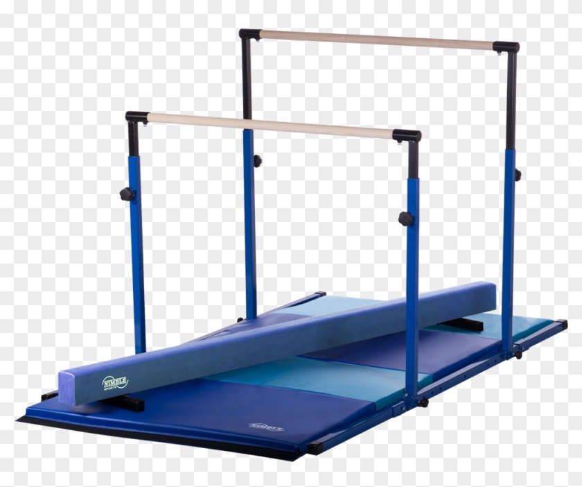 3play Little Gym - Gymnastics Mat Beam And Bar Clipart