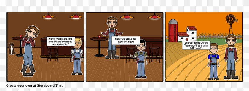Of Mice And Men - Cartoon Clipart