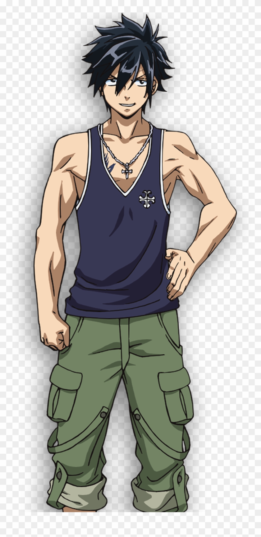 Daily Anime Art - Gray Fullbuster Dragon Cry Clipart