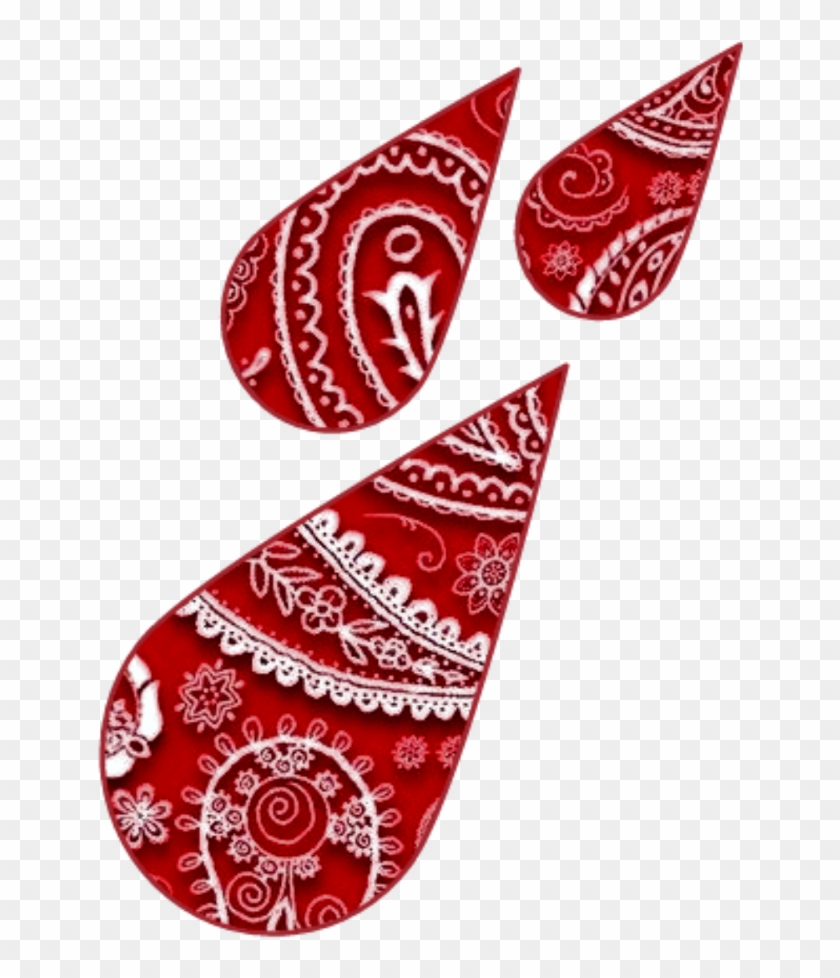 #teardrops #bandanna #red #sad #crying #tears #gang - Illustration Clipart #4739583