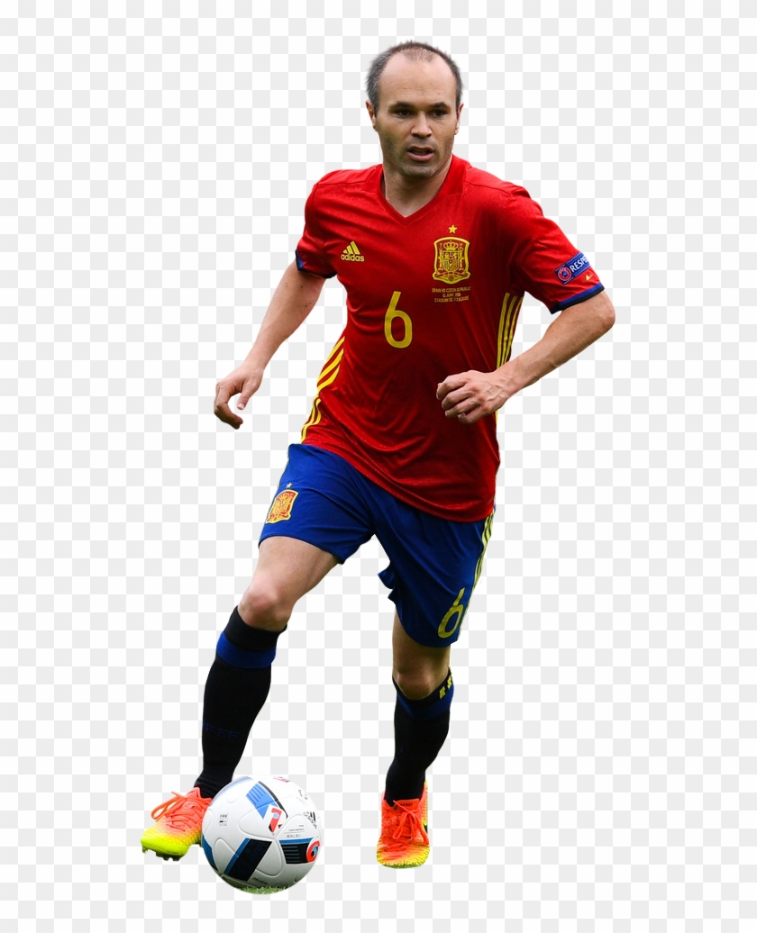 Andres Iniesta - Kick Up A Soccer Ball Clipart #4739584