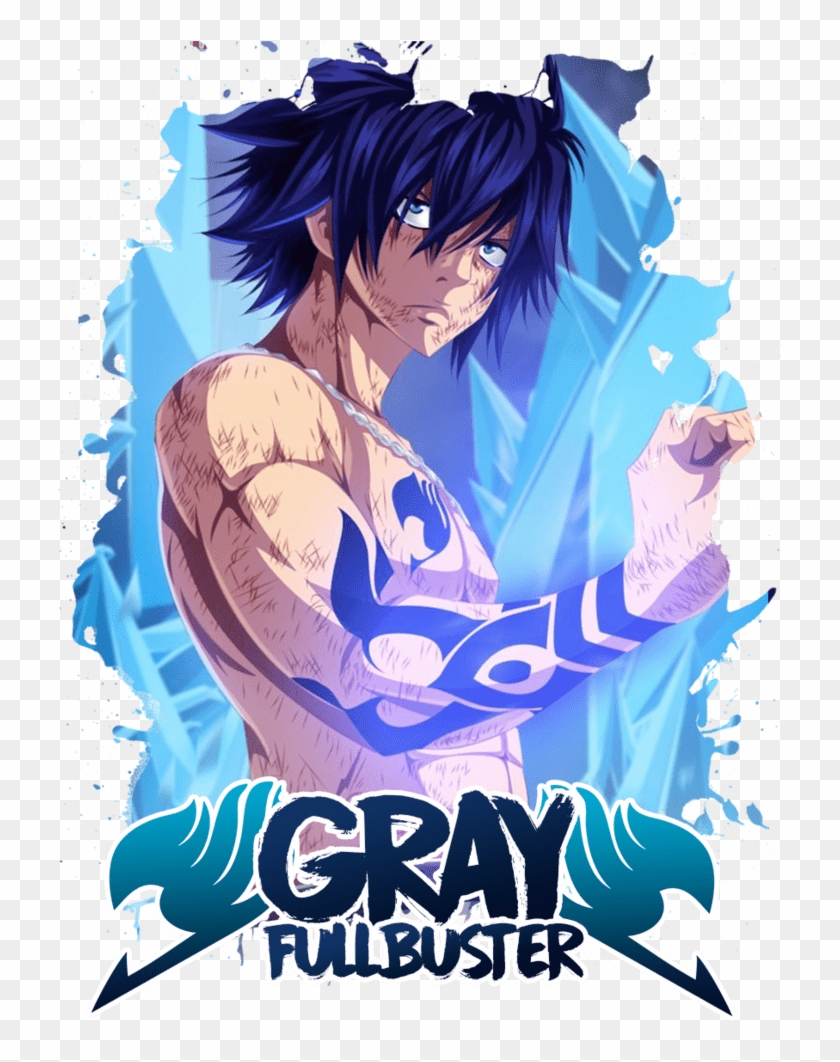 Fairy Tail Fan Art Grey Clipart #4739658