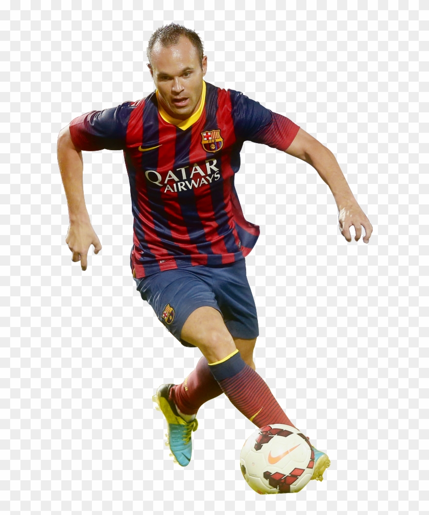Andrés Iniesta - Kick Up A Soccer Ball Clipart #4739745