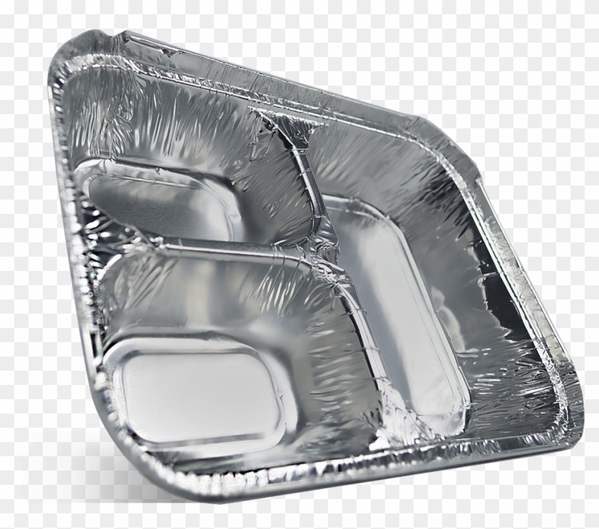 Aluminum Tin Foil Trays - Silver Clipart