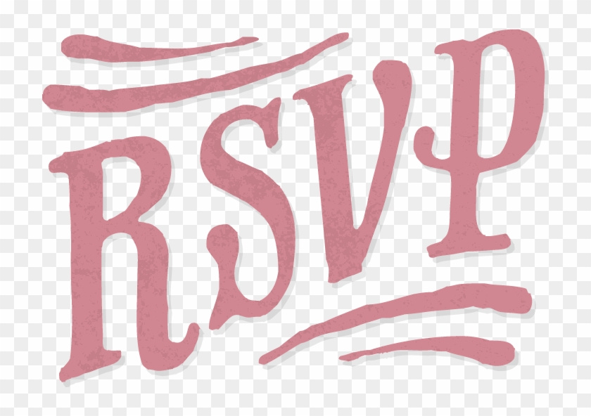 Rsvp - Calligraphy Clipart