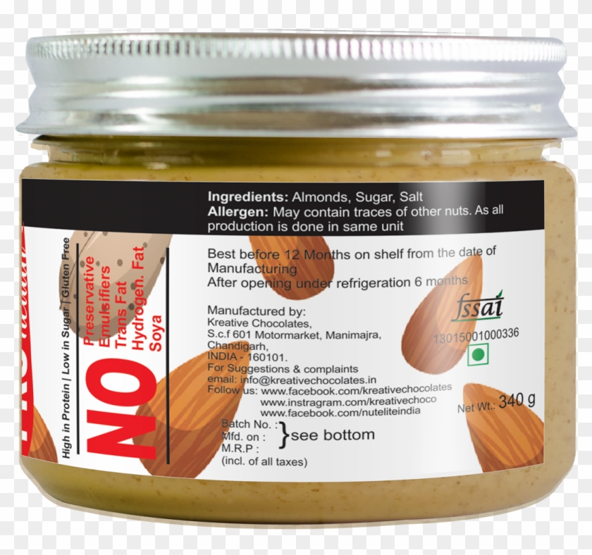 Almond Butter Jar 340 - Hazelnut Clipart