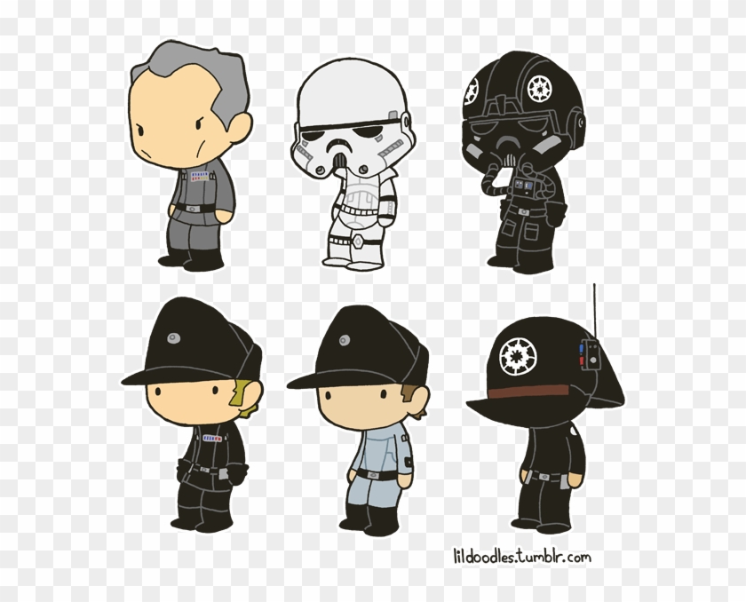 Lil' Star Wars - Imperial Star Wars Pilot Clipart - Png Download #4740701