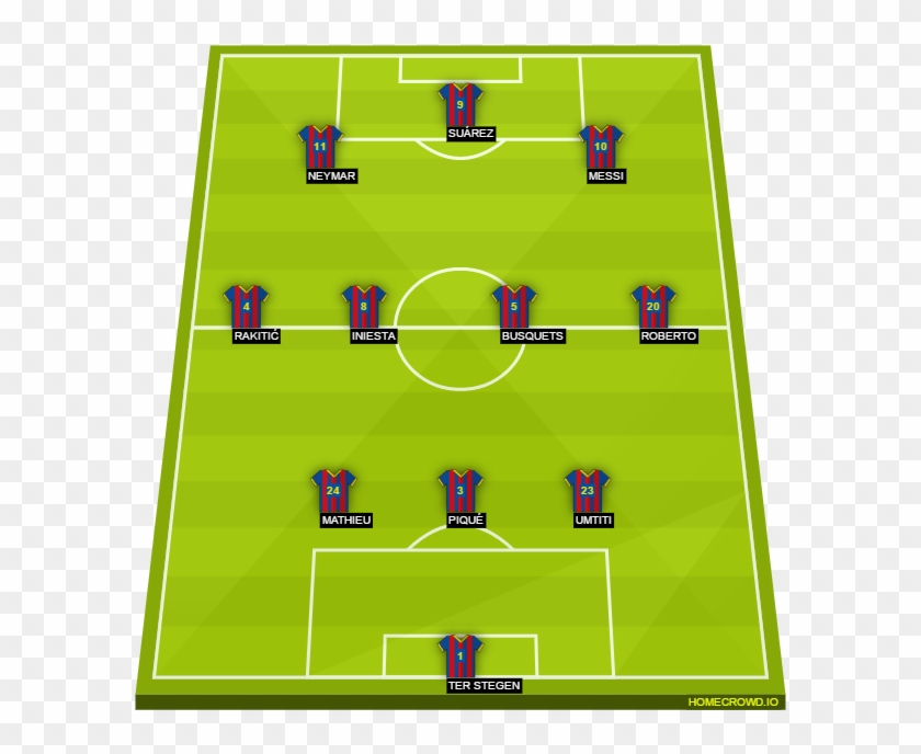 Juventus - Barcelona Lineup Vs Juventus 2017 Clipart