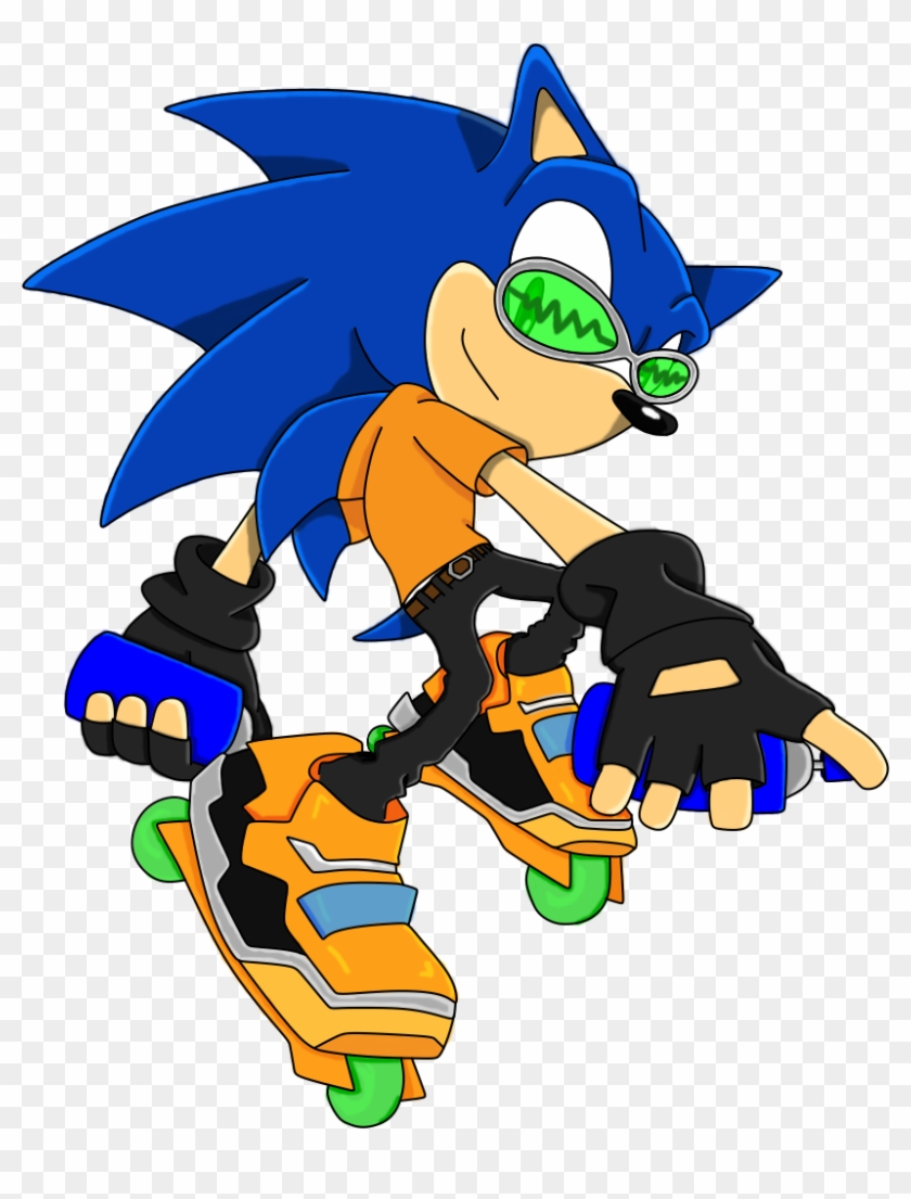 Sonic The Hedgehog - Jet Set Radio Art Sonic Clipart #4741137