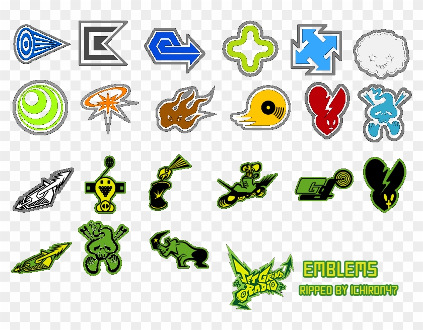 Image - Jet Grind Radio Icons Clipart #4741454