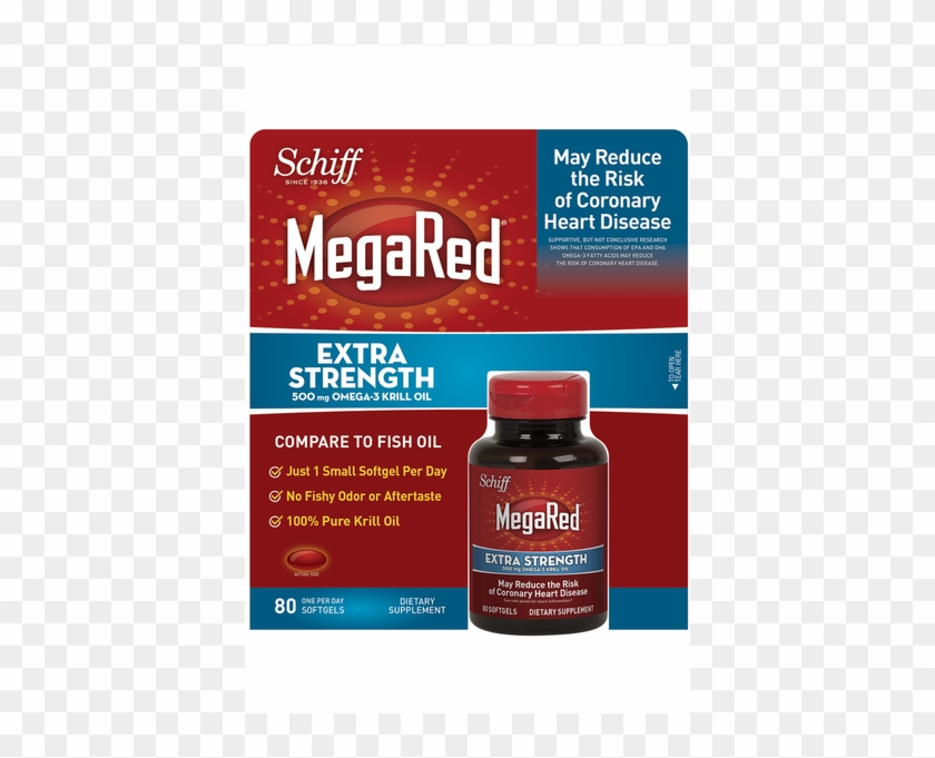 Mega Red 500 Mg Omega Krill Oil - Medicine Clipart
