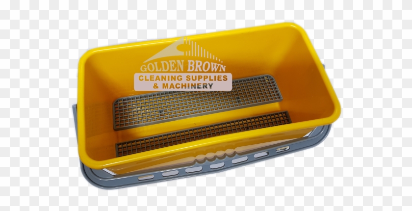 B7 Wb 22 Lt Ct Flat Mop Bucket Yellow Sieves 2 Piece - Plastic Clipart #4742341