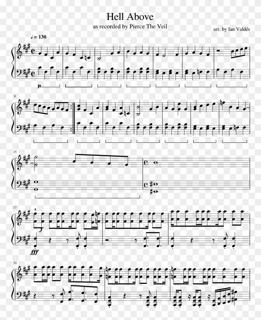 Pierce The Veil Circles Скачать - Morten Harket Can T Take My Eyes Off You Score Clipart #4742431