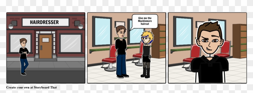 Macklemore Haircut - Cartoon Clipart #4742638