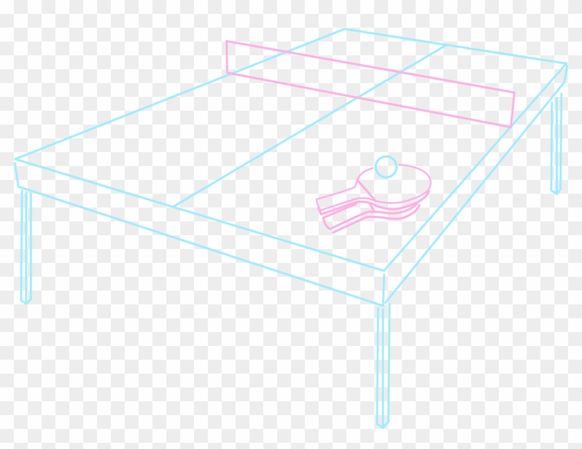 Ping Pong Table - Coffee Table Clipart