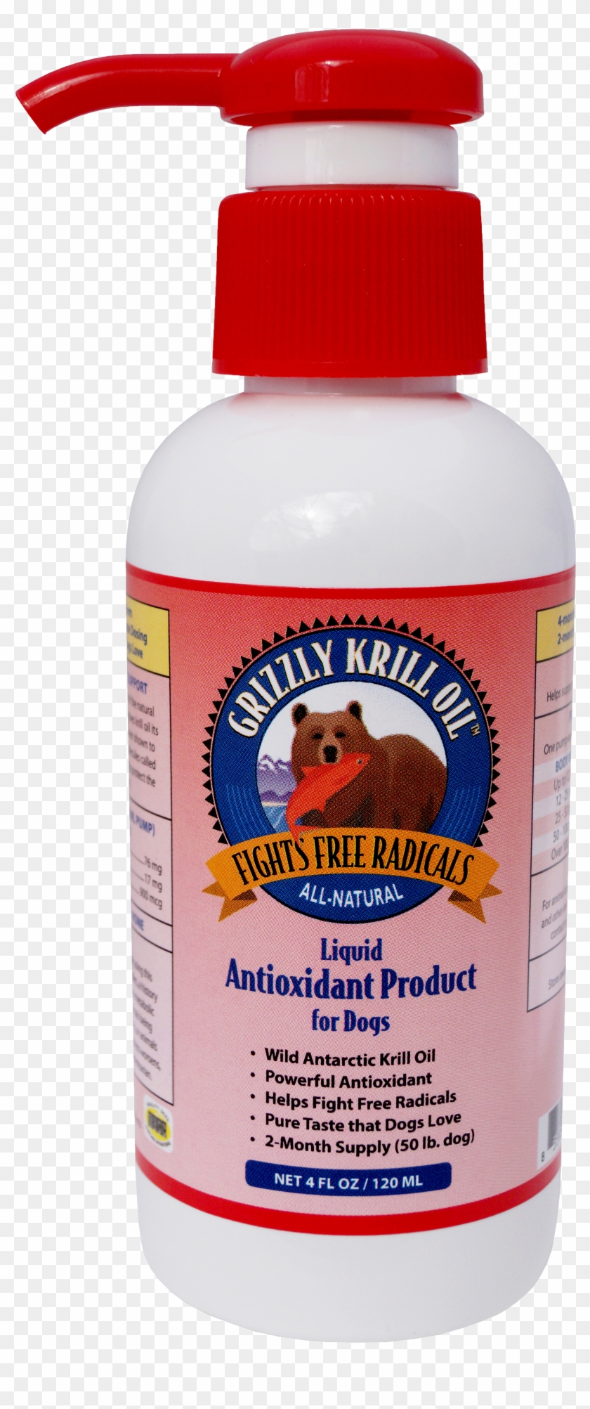 Grizzly Krill Oil 4oz Clipart
