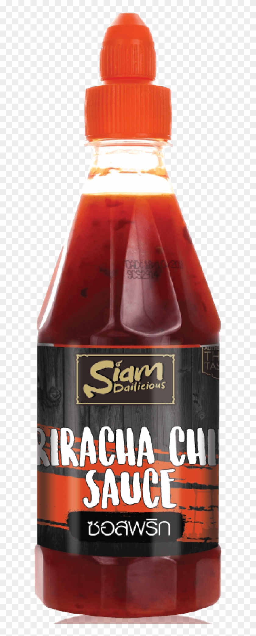 Sriracha Chili Sauce - Glass Bottle Clipart #4743245