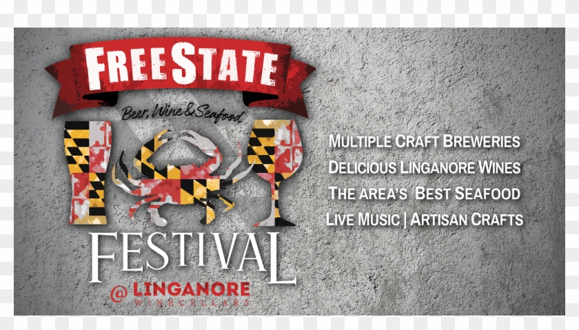 Freestate Beer, Wine & Seafood Festival - Poster Clipart #4744378