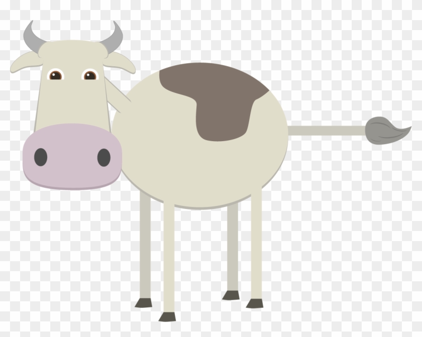 Cow 01 - Cartoon Clipart #4744464