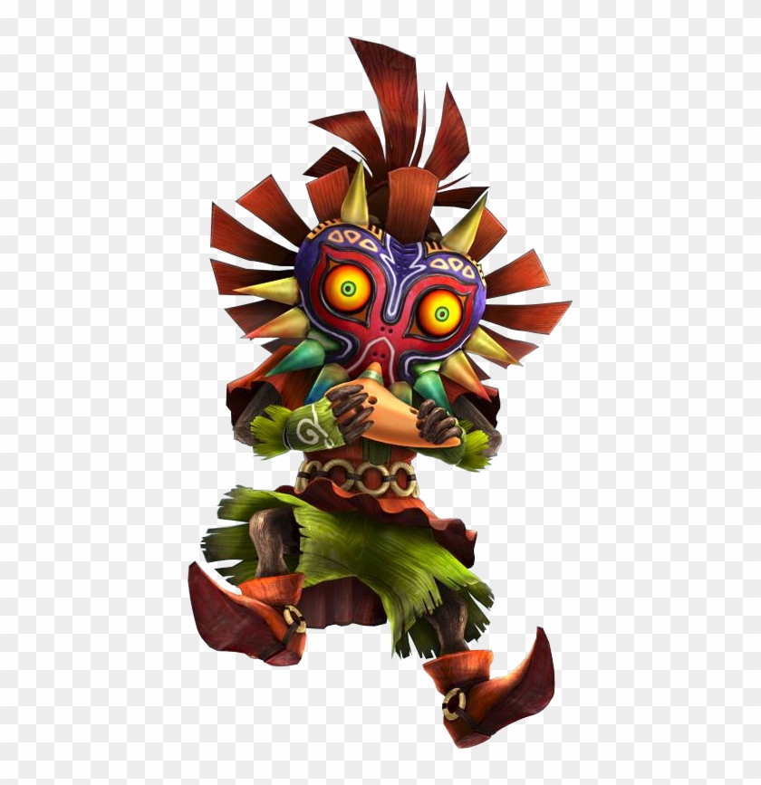 During The Super Smash Bros - Skull Kid Zelda Clipart #4744600