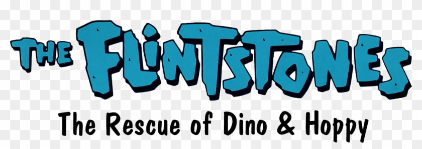 Flintstones Rescue Of Dino And Hoppy Logo Clipart
