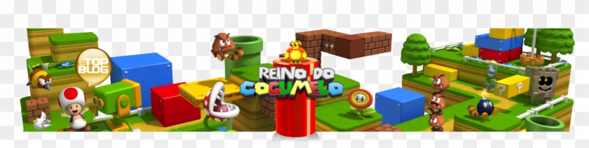 Reino Do Cogumelo - Super Mario 3d Land Banner Clipart #4744985