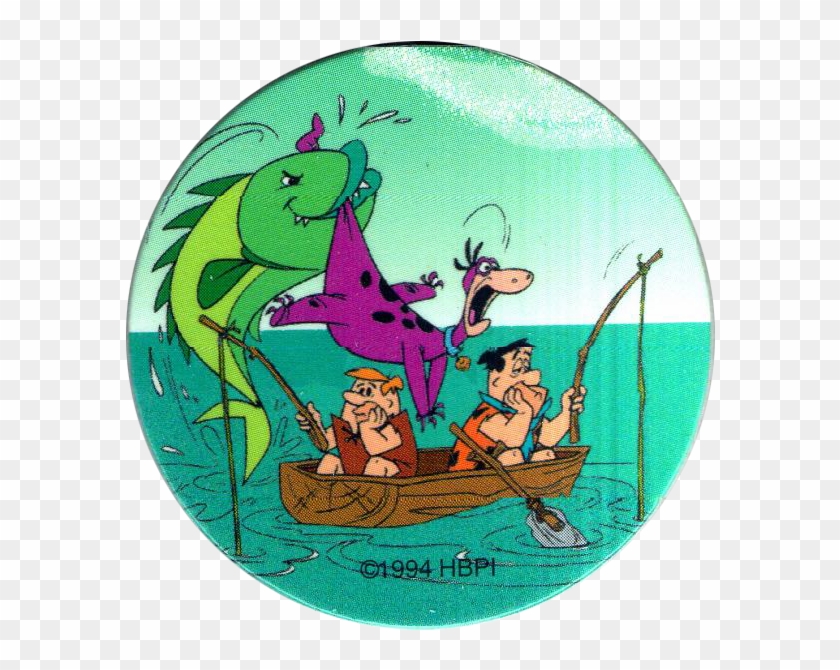 Fred Flintstone Fishing Clipart