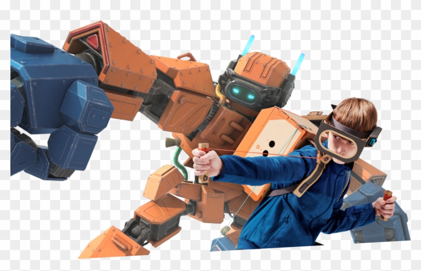Upcoming Nintendo Labo Kit To Implement Vr Support - Nintendo Labo Robot Png Clipart #4745299