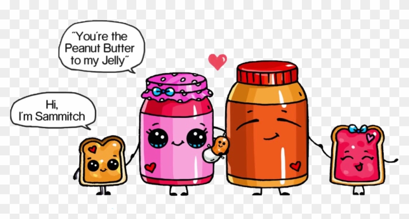 Scpeanutbutterandjelly Sticker - Peanut Butter Jelly Family Clipart