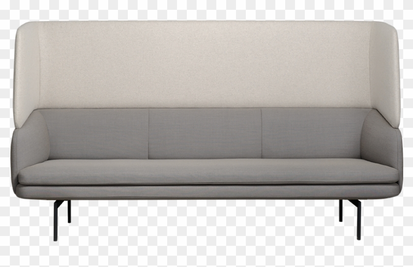 Gabo Sofa Hood Grey Front Steel Base Palau - Studio Couch Clipart #4745680