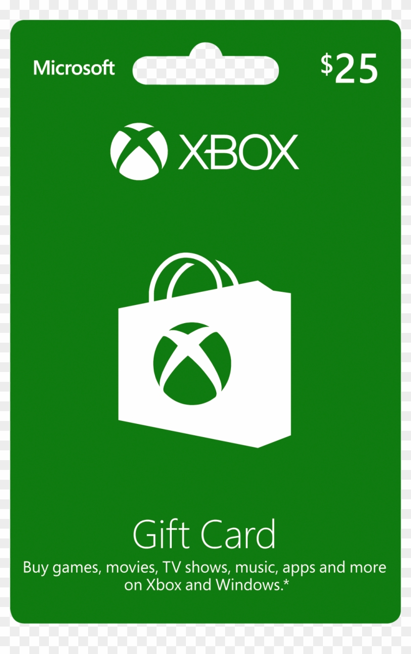 Xbox Gift Card - Xbox One Gift Card 15 Clipart #4745983