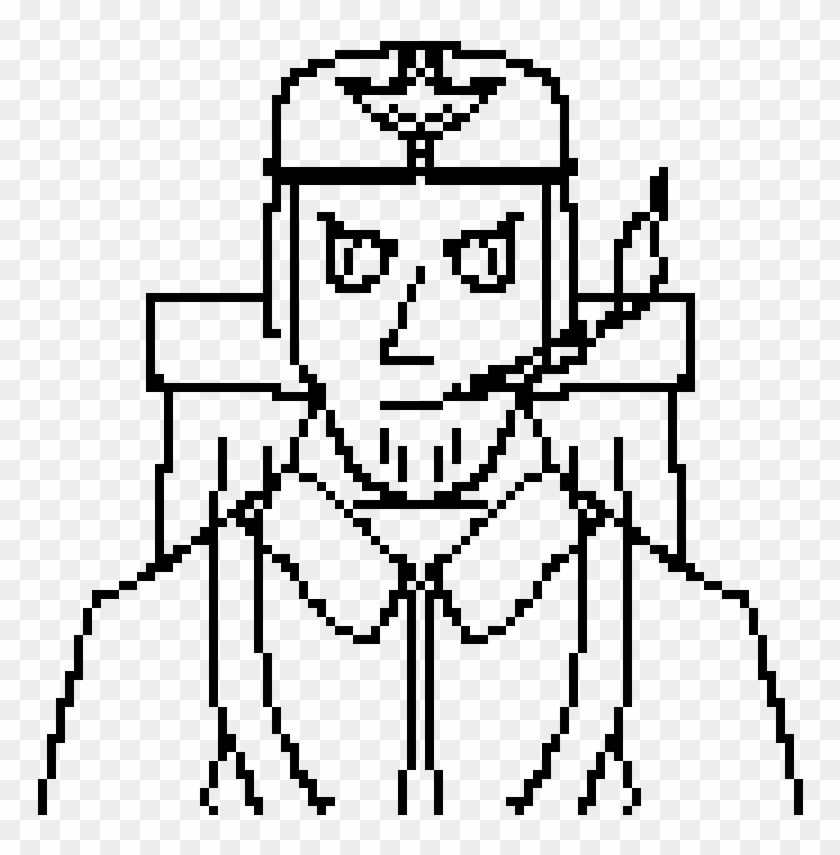 Soilder - Line Art Clipart #4746108