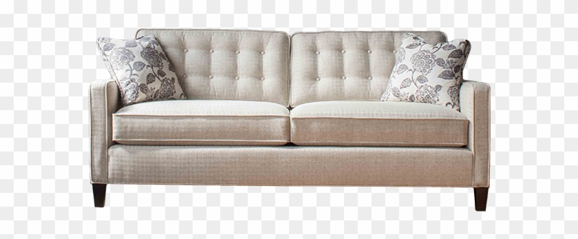 Track Arm, Button Back - Studio Couch Clipart