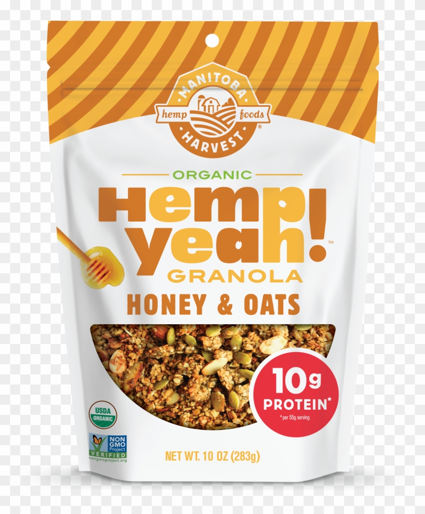 Honey & Oats Organic Granola - Manitoba Harvest Hemp Yeah Granola Clipart