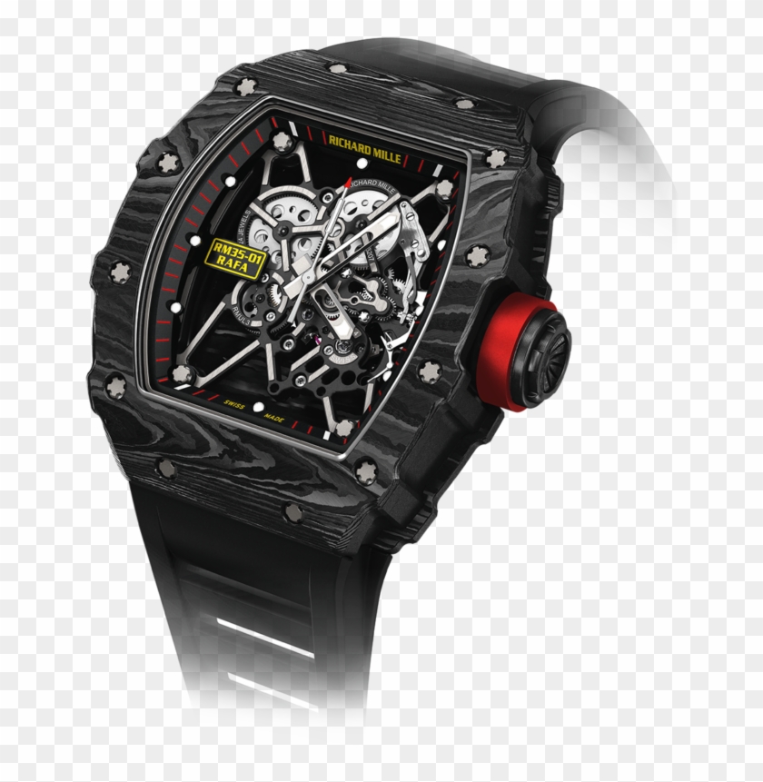 Close Up View Of The Tpt Material Used On The Richard - Richard Mille Rm35 02 Price Clipart #4746802