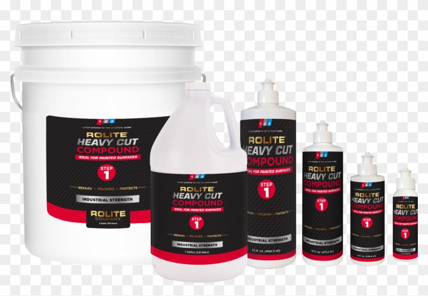 Rolite Heavy Cut Compound - Bottle Clipart