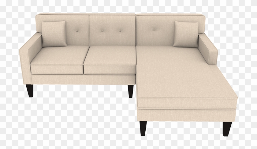 Custom Madelyn Small Chaise Sofa - Studio Couch Clipart