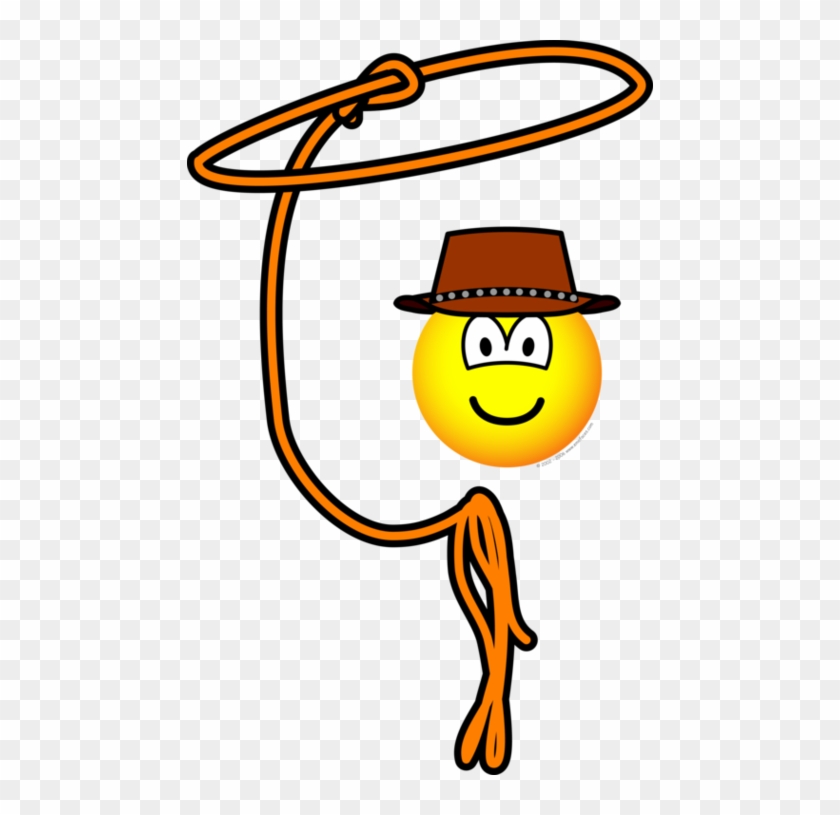 Lasso - Cowboy Animated Emoticon Clipart #4747170