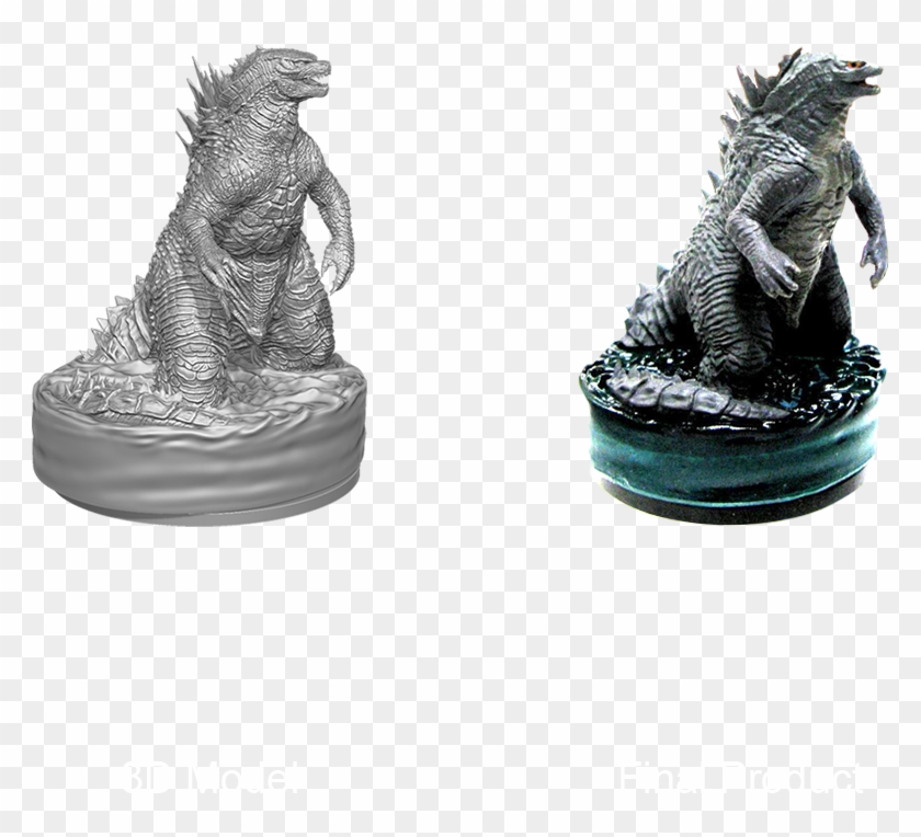 Godzillawater2014-main - Bronze Sculpture Clipart #4747173