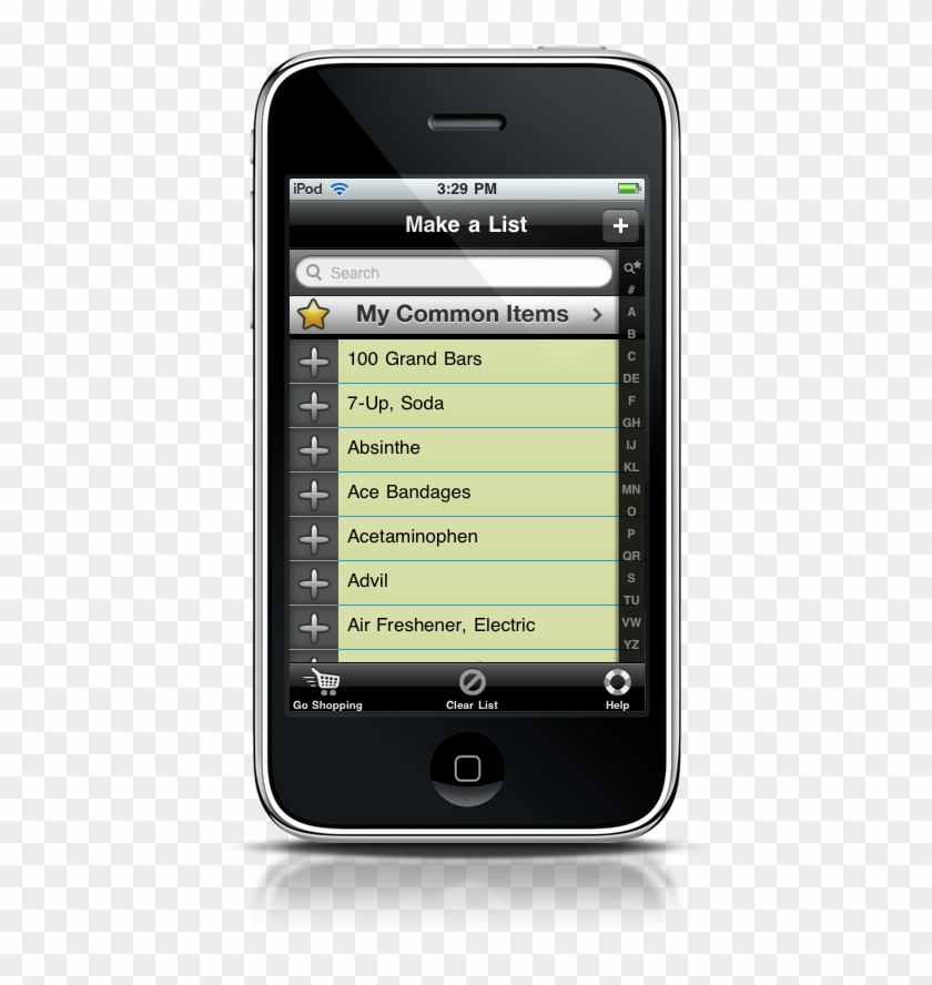Grocerylist Iphone - Grades Ios App Clipart #4747347