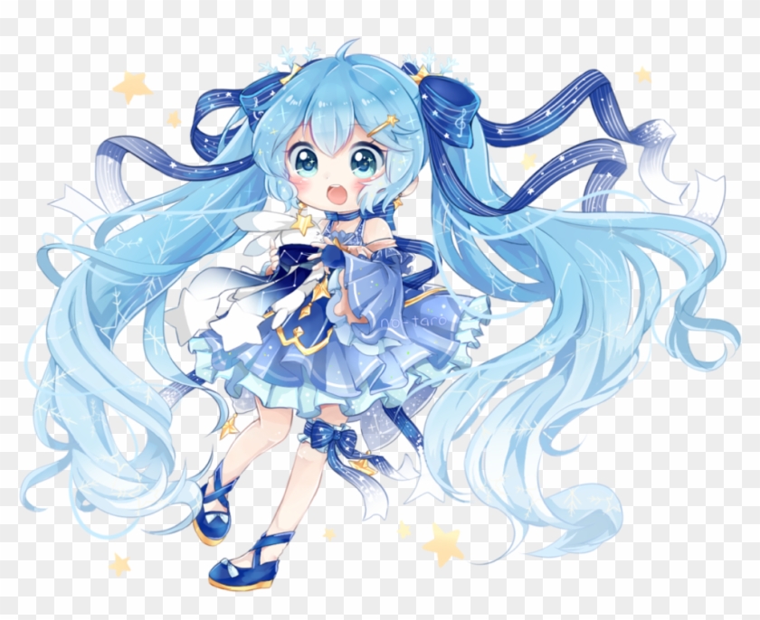 Banner Free Vocaloid Pinterest Hatsune And Chibi 17 Snow Miku Clipart Pikpng