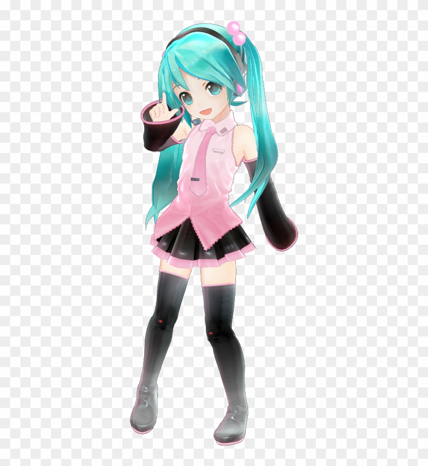 “appearance Chibi Miku ぷちappearance Miku Ver1 423 Model - Anime Clipart #4747846