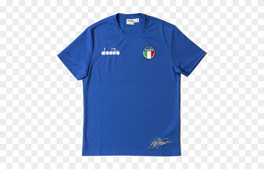 Roberto Baggio Tee Shirt Signature 0001 Mg 8568 - Active Shirt Clipart