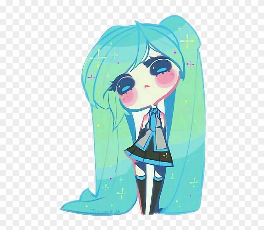 #miku #hatsune #anime #chibi #miku Hatsune #vocaloid - Hatsune Miku Page Doll Clipart