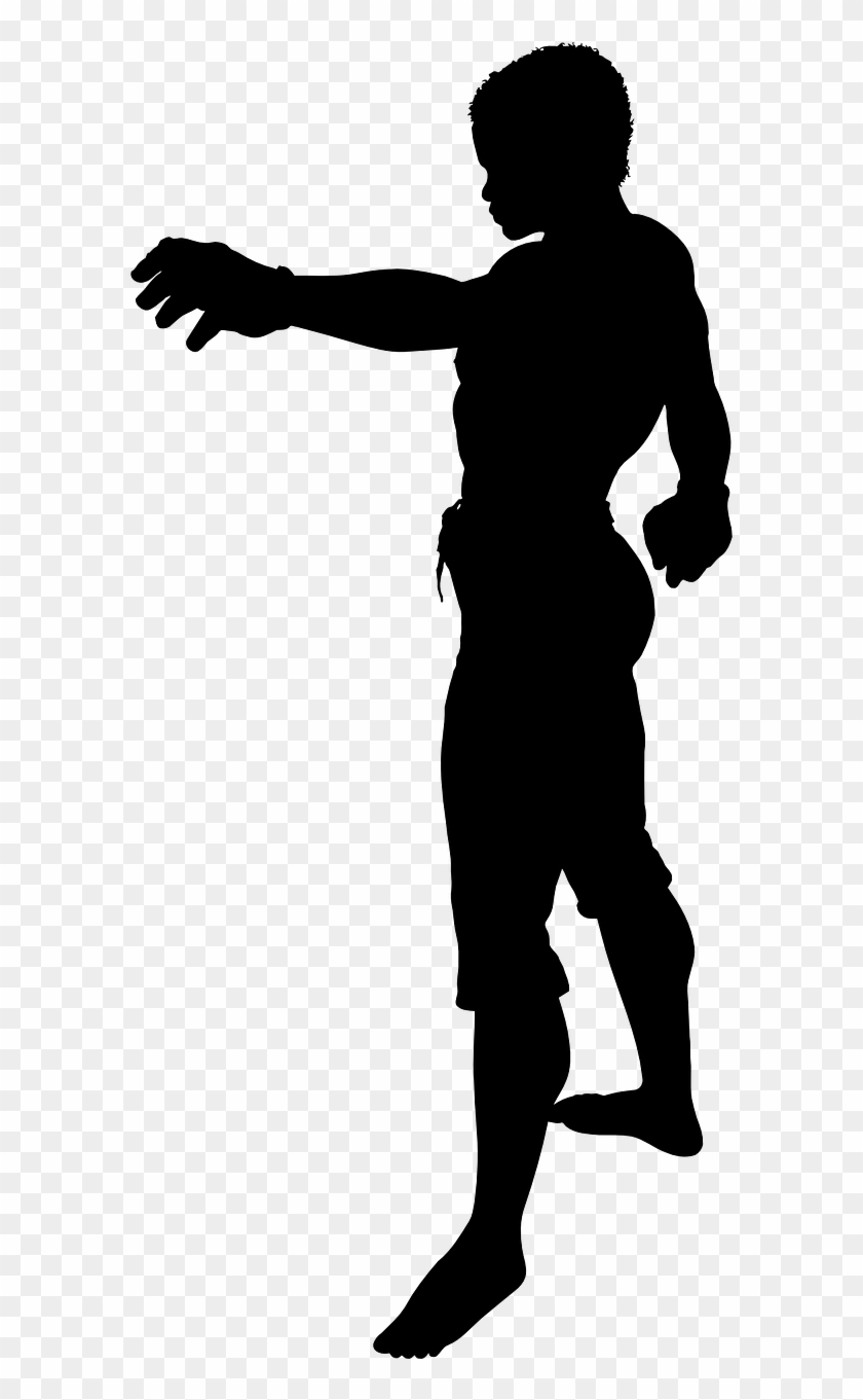 Fit Man Silhouette Png Clipart #4748261