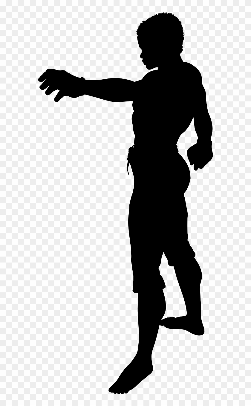 Fit Man Silhouette Png Clipart
