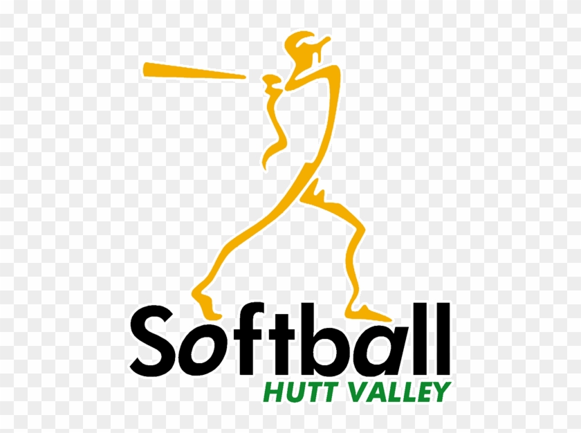 Softball Hutt Valley Logo Small Clear - Graphic Design Clipart #4748302