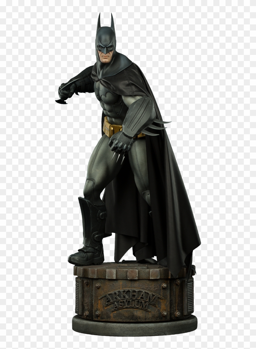 Dc Comics Batman Arkham Asylum Premium Format Figure - Batman Arkham Asylum Sideshow Clipart #4748381