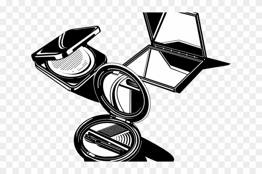 Cliparts Kiss Makeup - Makeup Clipart Black And White - Png Download