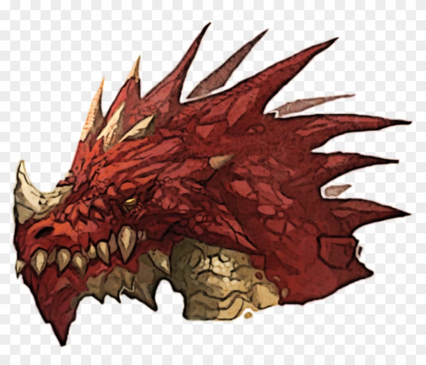 Htfbmdg - Dragon Head Clipart #4749038